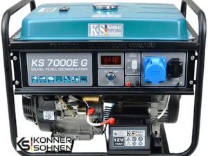LPG/Bensiinigeneraator KS 7000E G