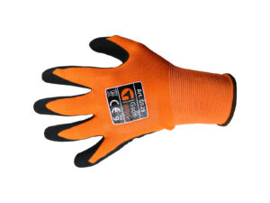 Gson karestatud haardepinnaga kinnas